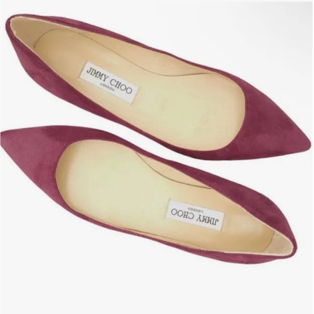 Jimmy Choo Suede Flats